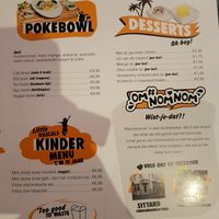 Their menu. Veggie options can be made vegan at Omnomnom in Heerlen