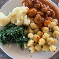 Vegan lunch  at FUSION meal in Zurich