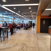 Dining hall at FUSION meal in Zurich