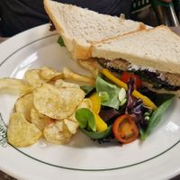 Sausage sarnie at Mrs Salisbury's in Maldon