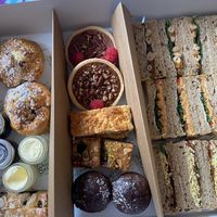 Vegan afternoon tea delivery  at Mrs Salisbury's in Maldon