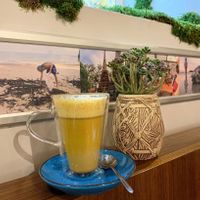 Golden Milk Latte  at Roots in Zagreb