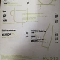Plant-based milk alternatives at Roots in Zagreb