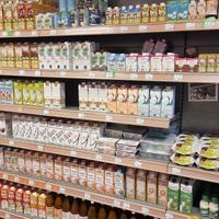 Plantbased drinks at Naturata in Dudelange