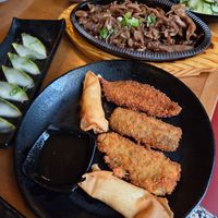Entradas fritas at Djapa Moema in Sao Paulo