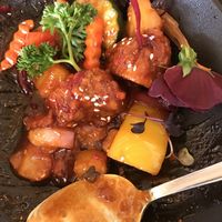 Sweet and sour 'chicken’ at Khu Khu in Auckland