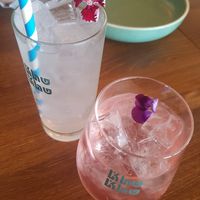 Valentine's cocktail and coconut mocktail at Khu Khu in Auckland