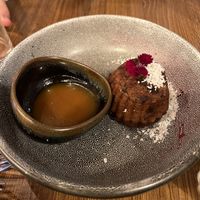 Sticky date pudding  at Khu Khu in Auckland