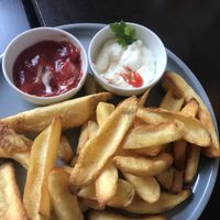 French fries, so yummy! at Katzentempel - Rosenheim in Rosenheim