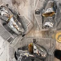 3 burritos and a lemonade without sugar at Nopal in Gran Canaria