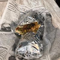 vegan burrito at Nopal in Gran Canaria