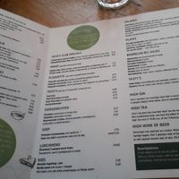 Menu at Julie's in Bergen