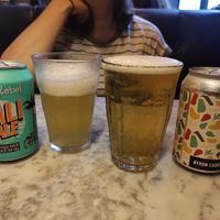 Beers (drinkable but nothing special) at Byron in Edinburgh