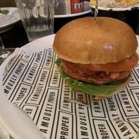 Beetnik vegan burger  at Byron in Edinburgh