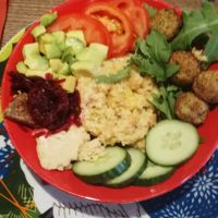 Vegan bowl at KOFFI in Neuss