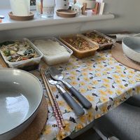 Pad Pak, Sticky Rice, Panang, Pad Med Mamuang  at Thai Street in Norwich