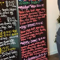 Vegan Burguer Menu at Slick Burgers in Christchurch