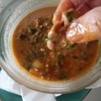 I liked this soup at Beas Vegan Kitchen in Accra