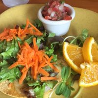 tempeh breakfast taco at Village Bakery and Cafe in Athens