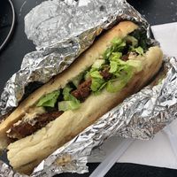  The original coal (vegan chicken jalapeño poppers, lettuce, tomato) at Crust and Crumble in Asbury Park