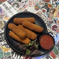 Vegan mozzarella sticks   at Crust and Crumble in Asbury Park
