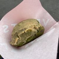 another picture of my matcha donut  at Whyte - VENUTS in Tokyo
