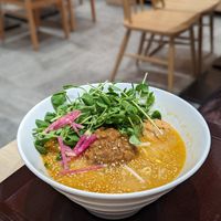 Sesame ramen at NRT - T's Tantan - T1 in Narita
