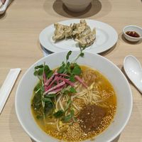 Golden sesame tantan at NRT - T's Tantan - T1 in Narita