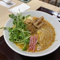 Sesame tantanmen with cashu and cheese   at NRT - T's Tantan - T1 in Narita