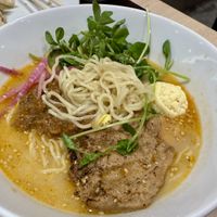 Tantanmen Special ramen (with sesame broth) 😋   at NRT - T's Tantan - T1 in Narita