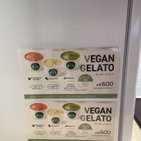 Vegan gelato!  at NRT - T's Tantan - T1 in Narita