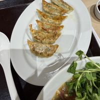 Six piece gyoza  at NRT - T's Tantan - T1 in Narita