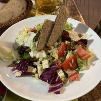 Vegan salad  at La Perla in Sighisoara