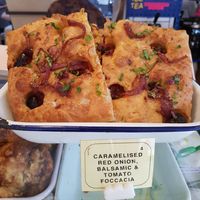 Foccacia at Siop Shop in Manchester