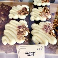 Carrot cake  at Siop Shop in Manchester
