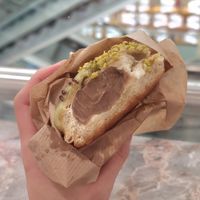 Donut Mozartkugel #Veganuary at Brammibal's Donuts - KaDeWe in Berlin