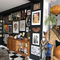 Funky decor  at Lilith's  in Cheltenham