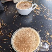 Latte and cappuccino at Lilith's  in Cheltenham