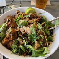 Tofu and mushroom chay xao  at Saigon Noodle Bar in Buenos Aires