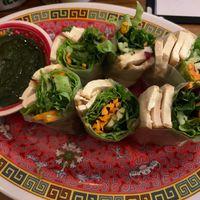 Vegan summer rolls at Saigon Noodle Bar in Buenos Aires