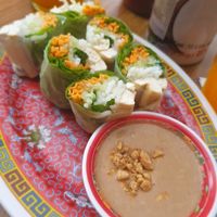 Tofu spring rolls at Saigon Noodle Bar in Buenos Aires