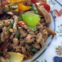 Pad kra pao #Veganuary at Chalawan - Vegan Food Stall in Bangkok