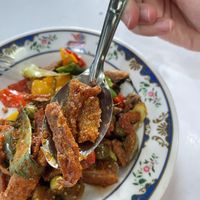 Best! Crispy and spicy  #Veganuary at Chalawan - Vegan Food Stall in Bangkok