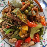 3 dishes  #Veganuary at Chalawan - Vegan Food Stall in Bangkok