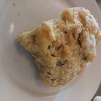 Cheddar & Chive Scone (vegan) at Protagonist Cafe in St Louis
