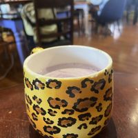 Ube latte   at Protagonist Cafe in St Louis