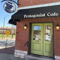 exterior!  at Protagonist Cafe in St Louis
