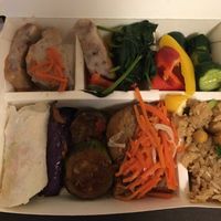 Our choices from buffet at LiánChí Huì SùShí 蓮池會素食 in Taipei