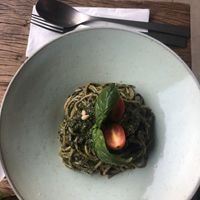 Pesto spaghetti at Au-Vert in Nanning