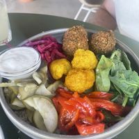 Falafel Bowl   at Moos Ibiza in Ibiza
